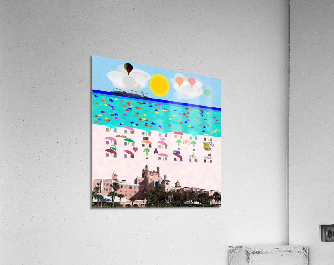 Deco Beach 2 Acrylic Print