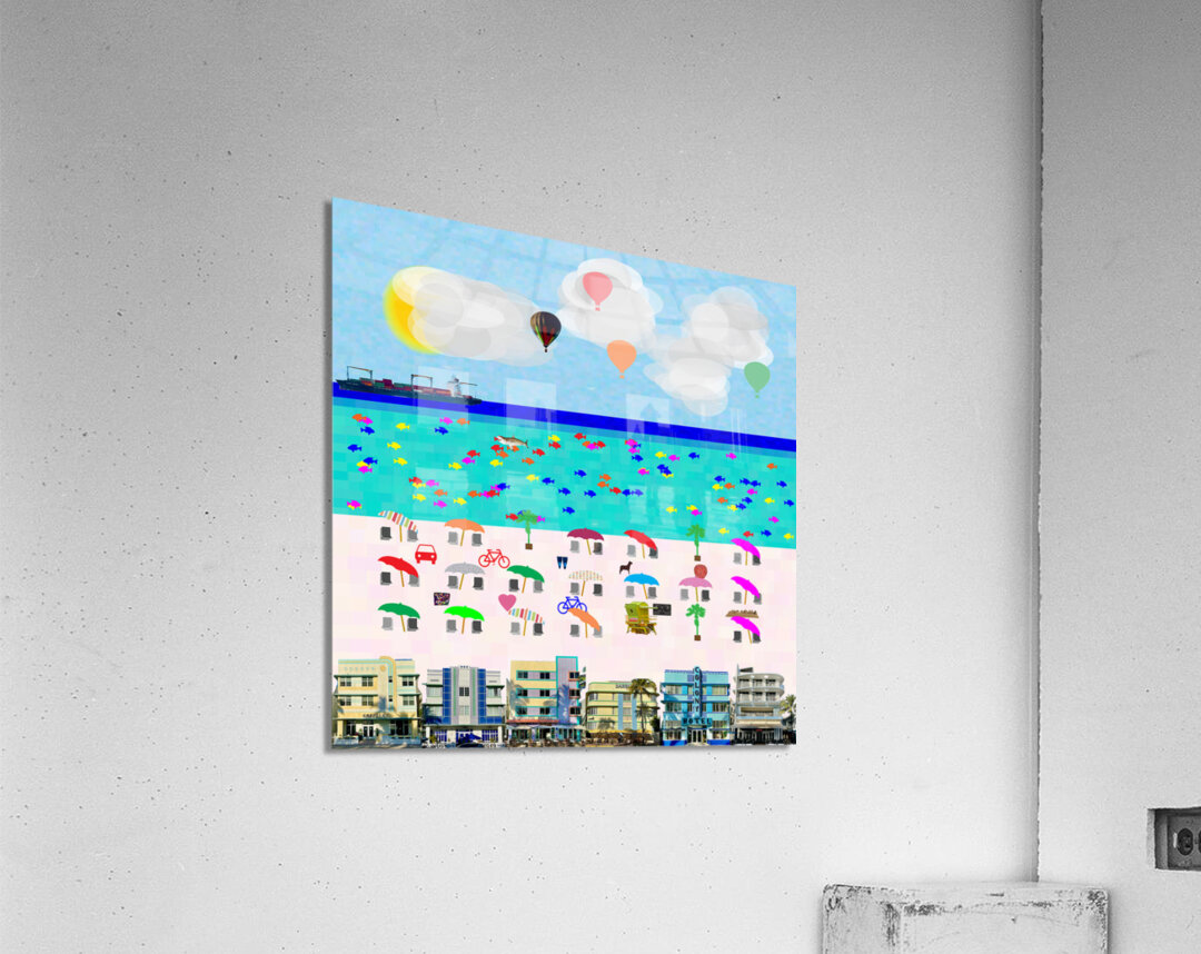 Deco Beach 3 Acrylic Print