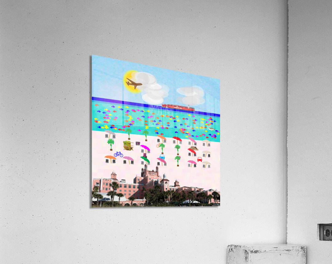 Deco Beach 4 Acrylic Print