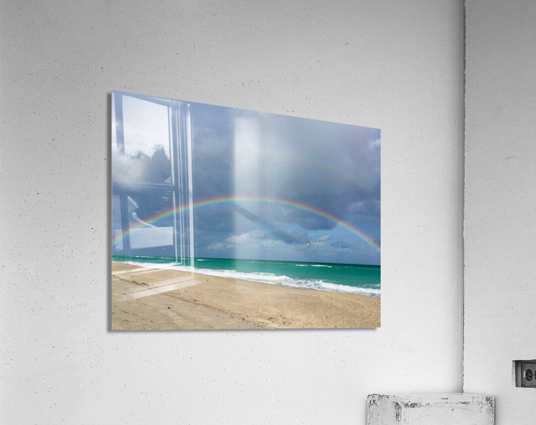 Dania Beach Rainbow 1 Acrylic Print
