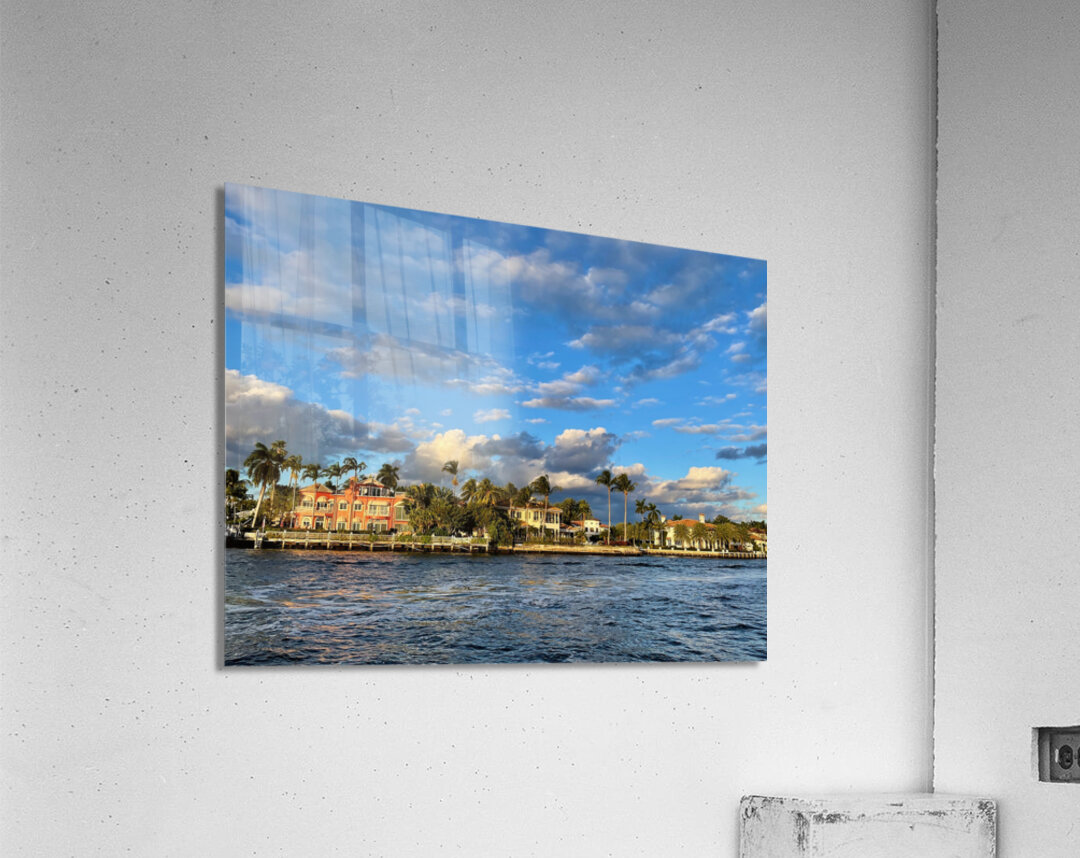 Water Taxi view Fort Lauderdale 1 Acrylic Print