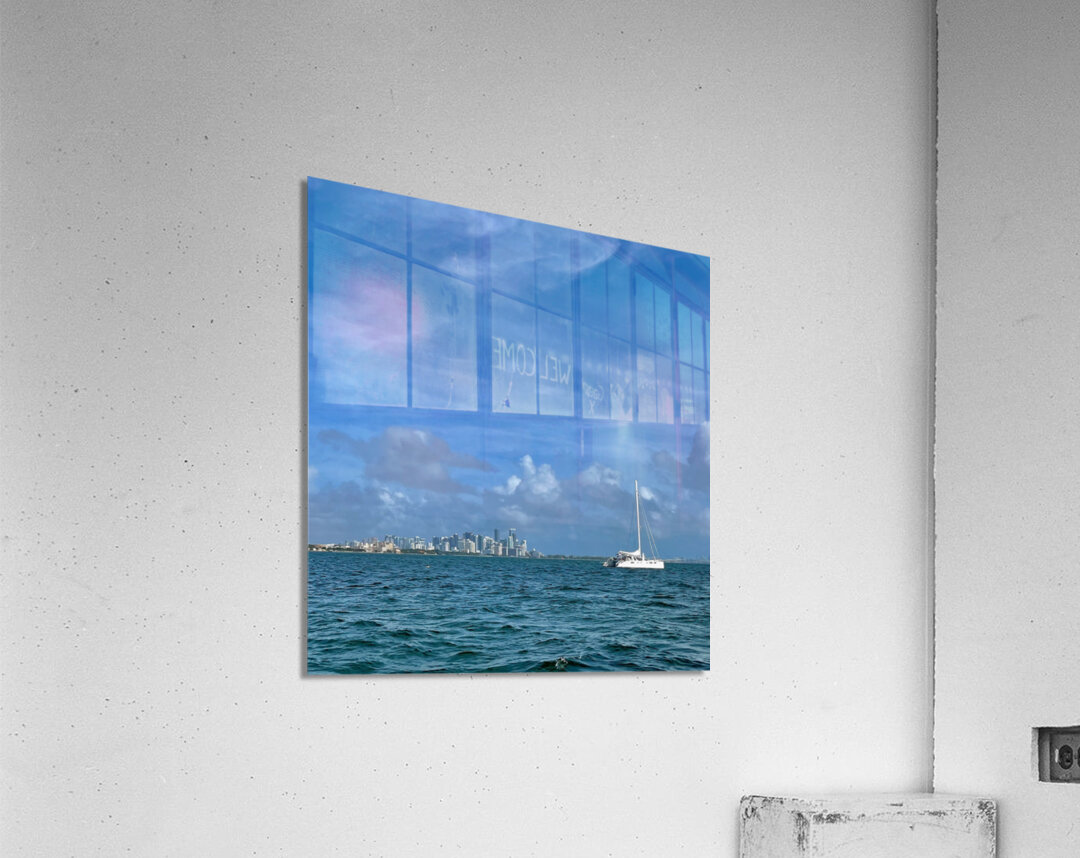 Miami from the Sea 1 Acrylic Print