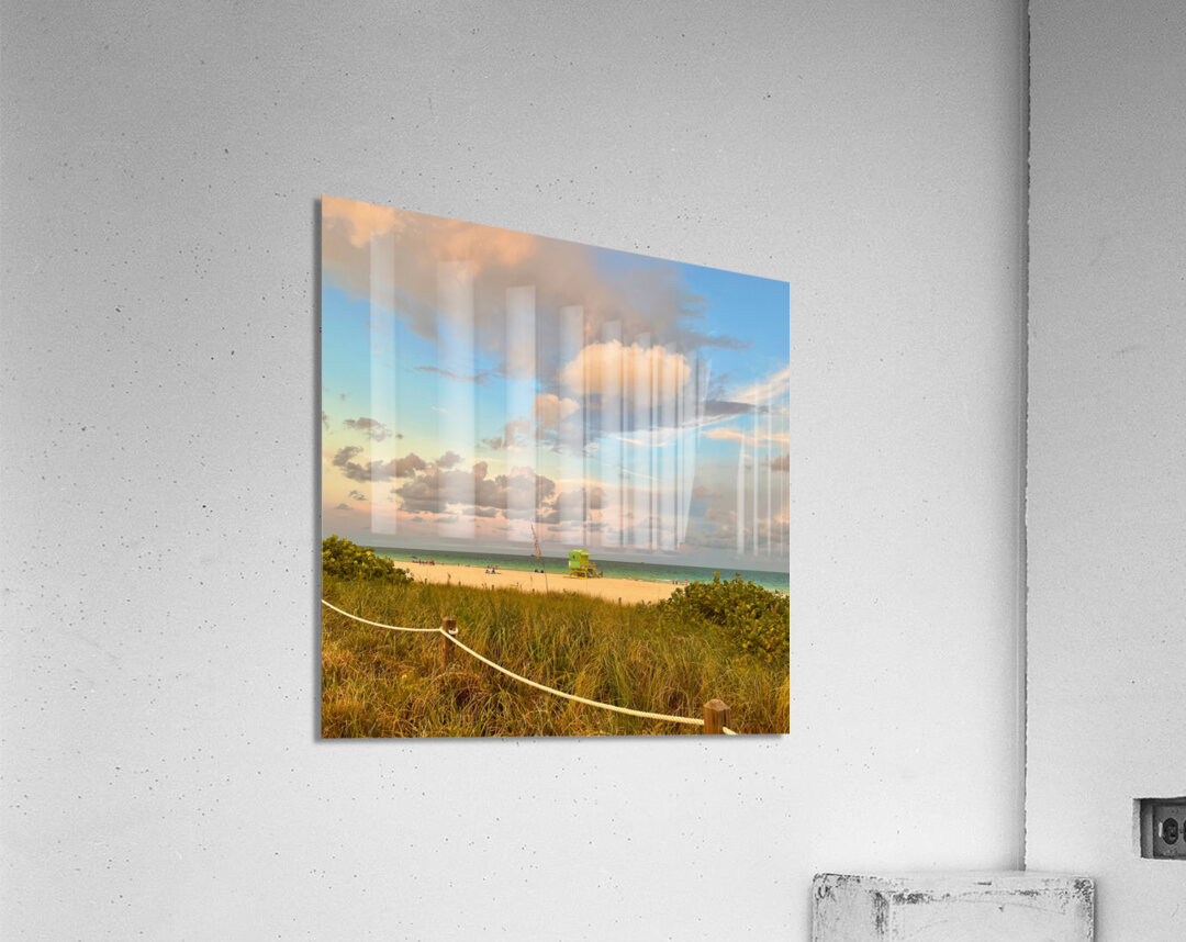 Miami South Beach SoFi 1 Acrylic Print