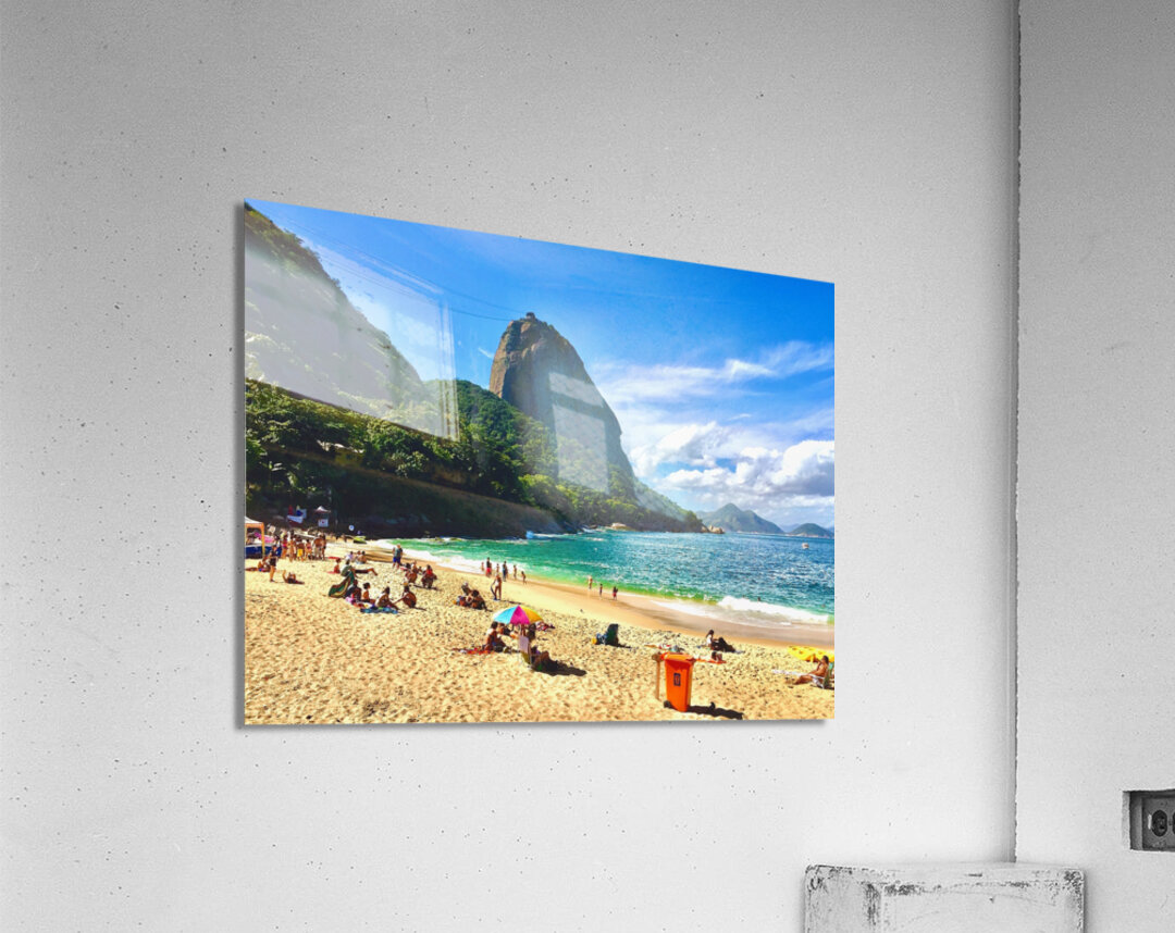 Red Beach Rio 2 Acrylic Print