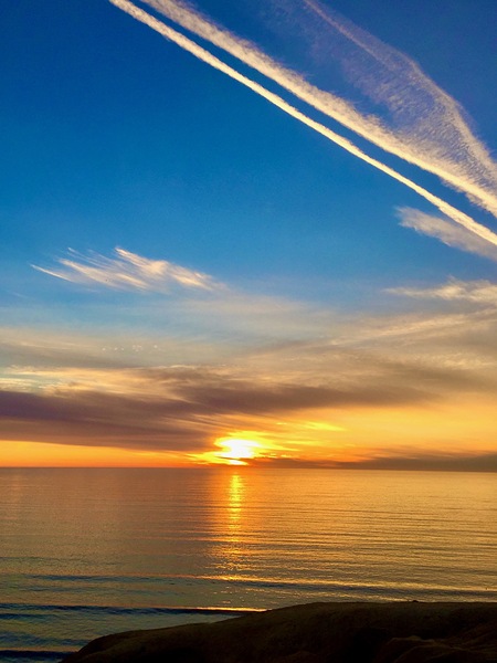 Sunset from Torrey Pines CA 1 Print