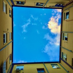 Building Courtyard in Madrid Spain 1