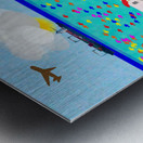 Deco Beach 1 Metal print