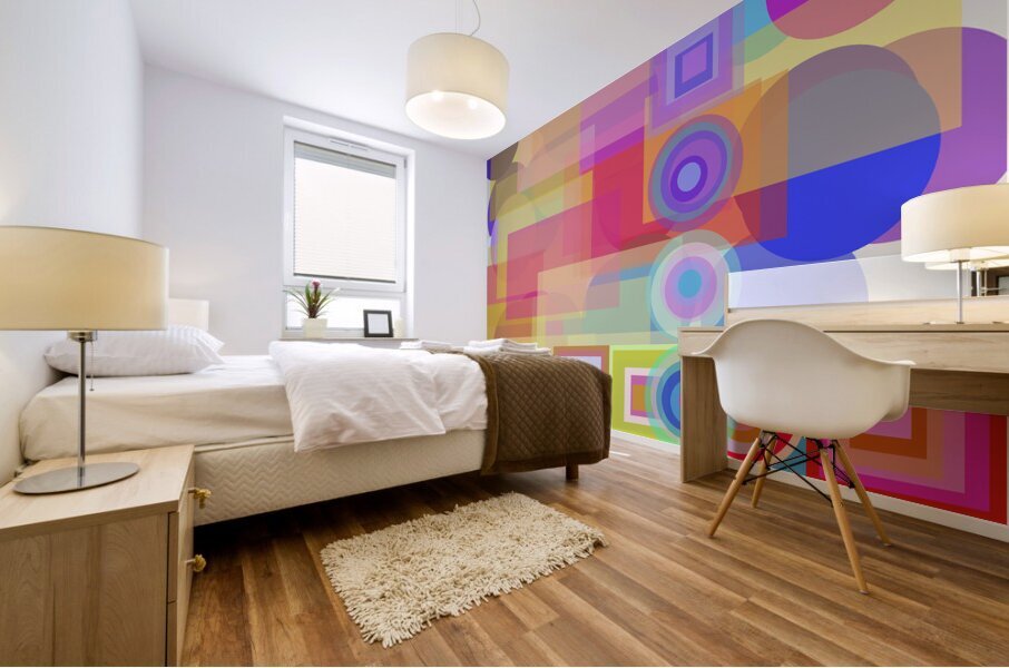 Color Jungle 1 Mural print