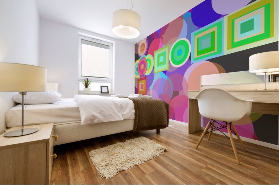 Color Jungle 2 Mural print