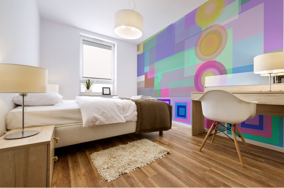 Color Jungle 3 Mural print