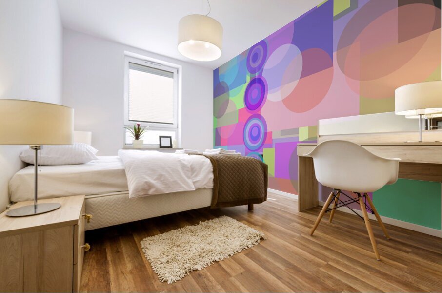 Color Jungle 4 Mural print