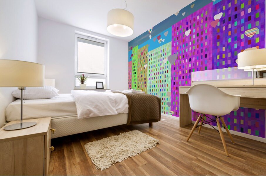 Love Reigns 2 Mural print