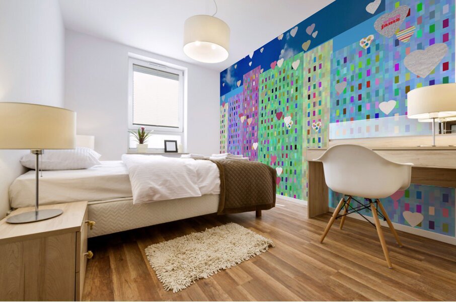 Love Reigns 3 Mural print