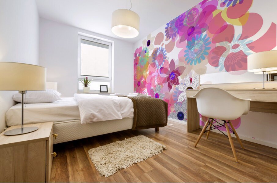 Red Rabbit 1 Mural print