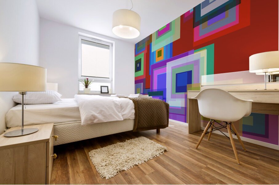 Shapely 3 Mural print