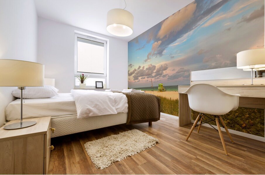 Miami South Beach SoFi 1 Mural print