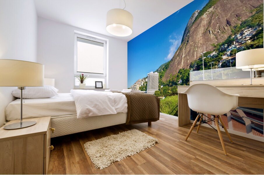 Dois Irmaos and Vidigal Rio 1 Mural print