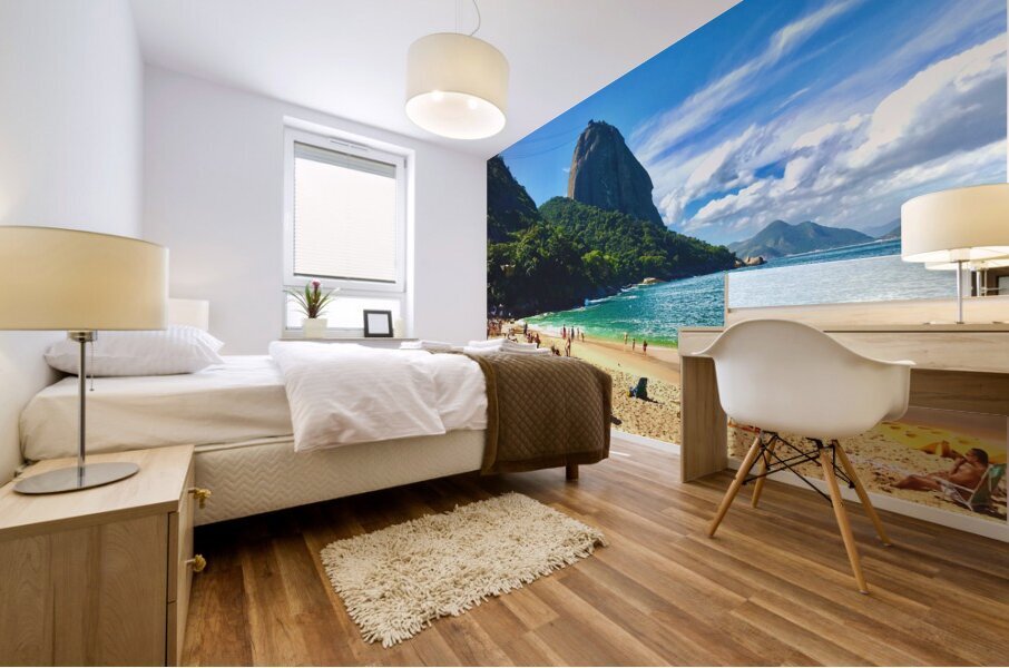 Red Beach Rio 2 Mural print