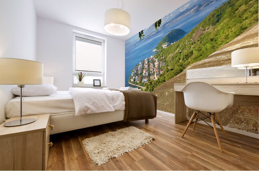 Urca neighborhood Rio 1 Mural print