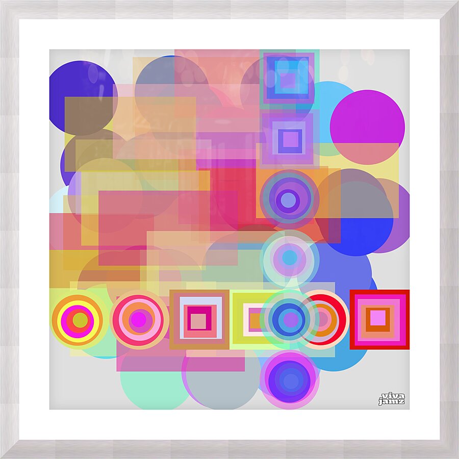 Color Jungle 1 Picture Frame print