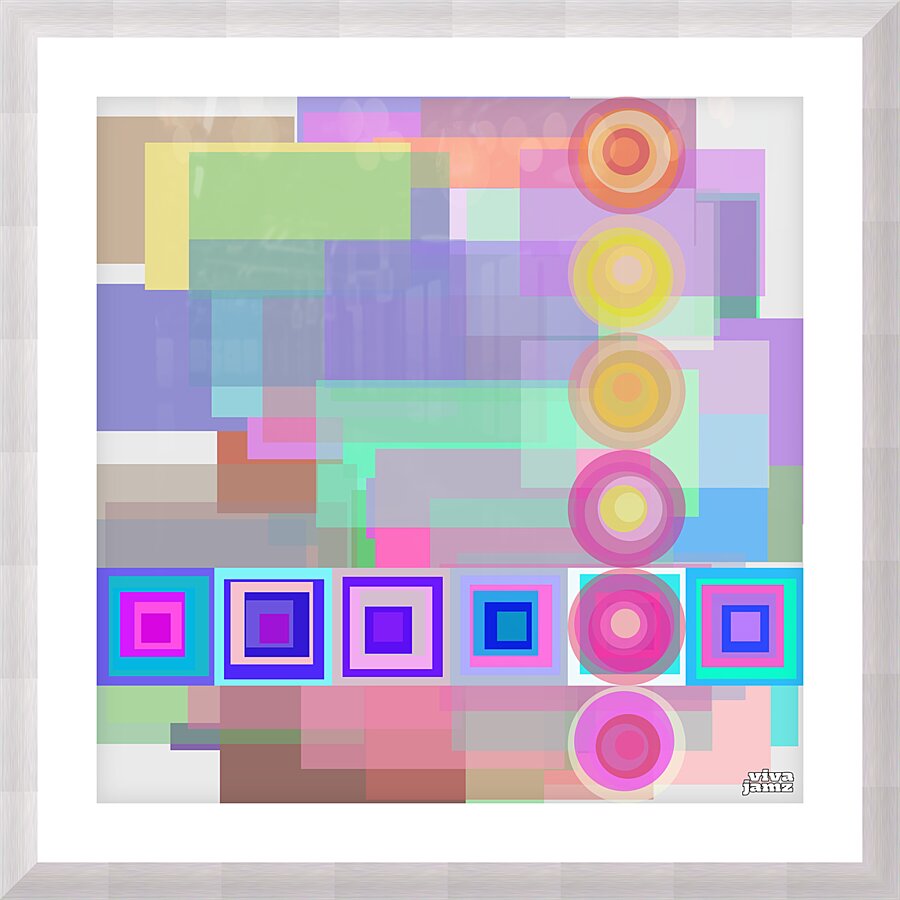 Color Jungle 3 Picture Frame print