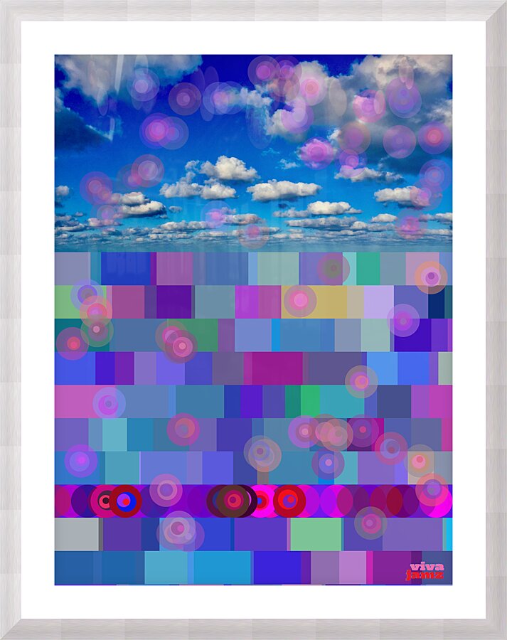 Mimosa Sky 3 Picture Frame print