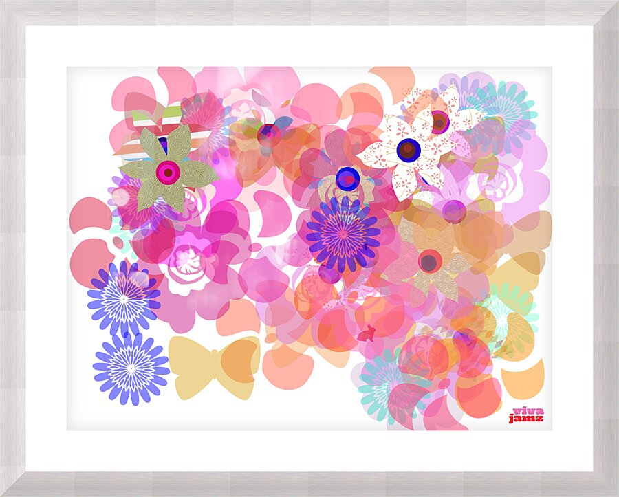 Red Rabbit 4 Picture Frame print