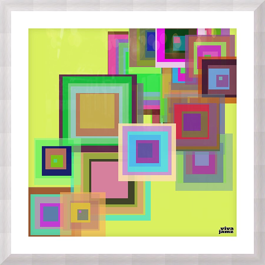 Shapely 2 Picture Frame print