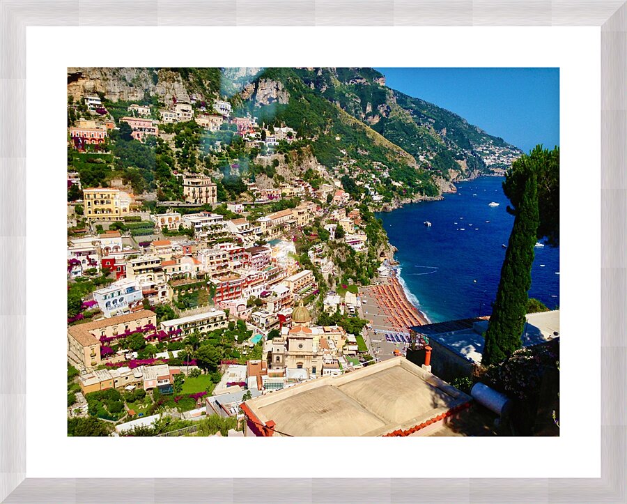 Positano 5 Picture Frame print