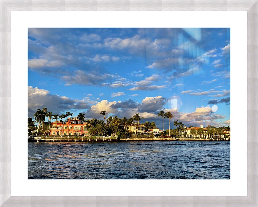 Water Taxi view Fort Lauderdale 1 Picture Frame print