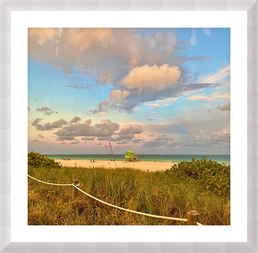 Miami South Beach SoFi 1 Picture Frame print