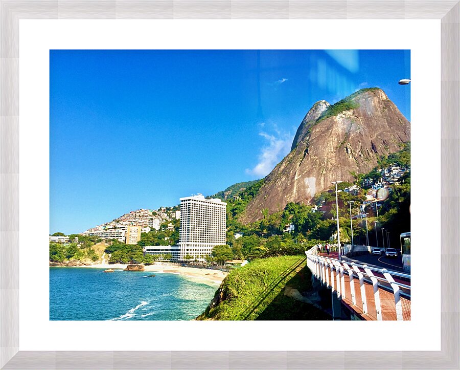 Dois Irmaos and Vidigal Rio 1 Picture Frame print