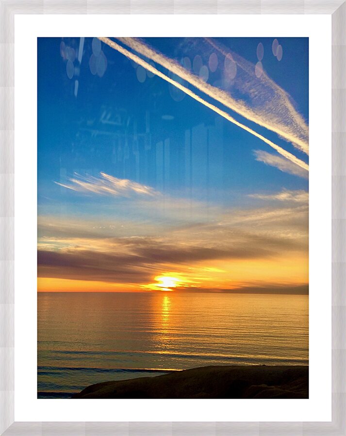 Sunset from Torrey Pines CA 1 Picture Frame print