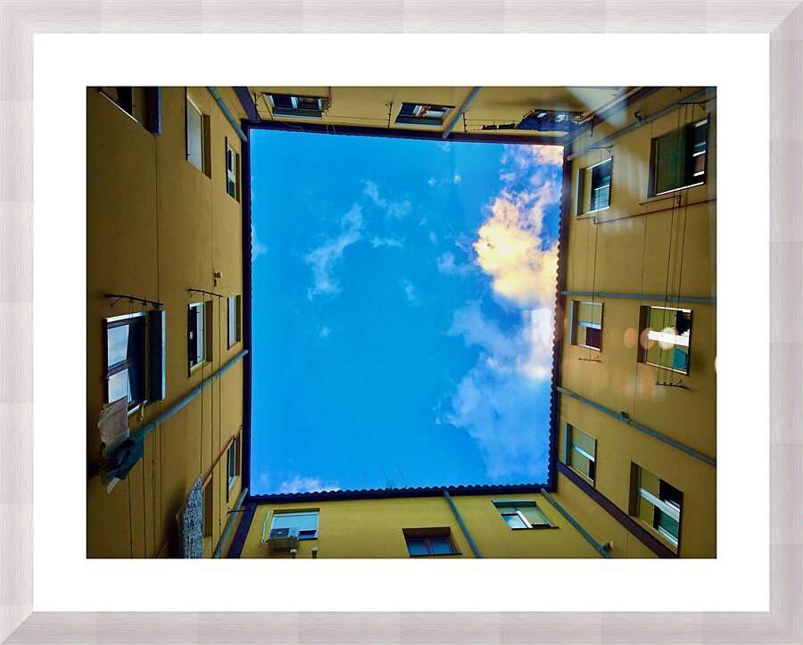 Building Courtyard in Madrid Spain 1 Picture Frame print