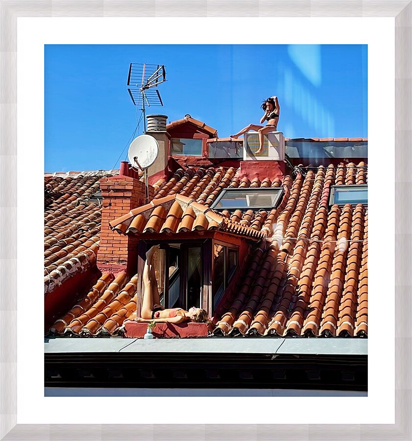 Madrid Sun Bunnies 1 Picture Frame print