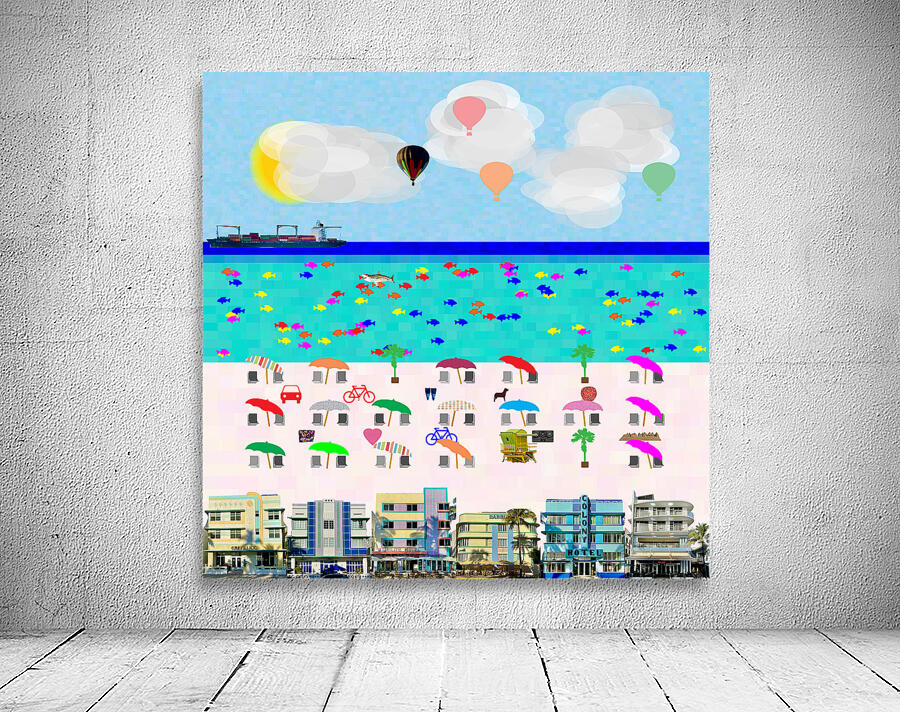 Deco Beach 3 Wall Preview