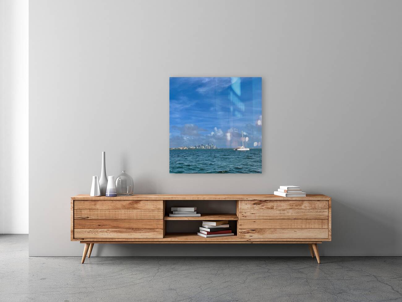 Miami from the Sea 1 Reproduction