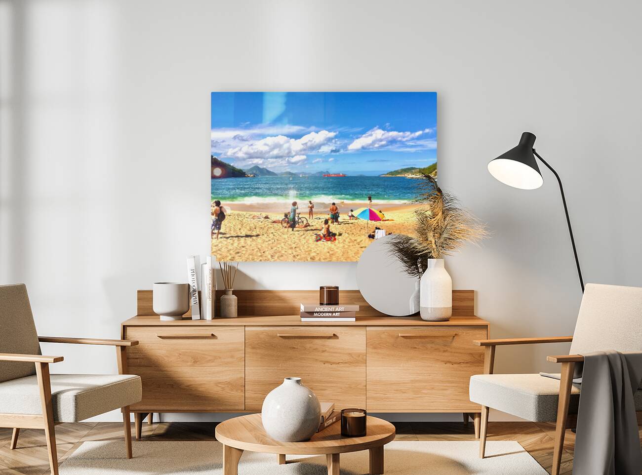 Red Beach Rio 1 Reproduction