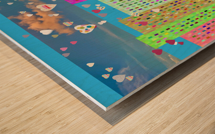 Love Reigns 2 Wood print