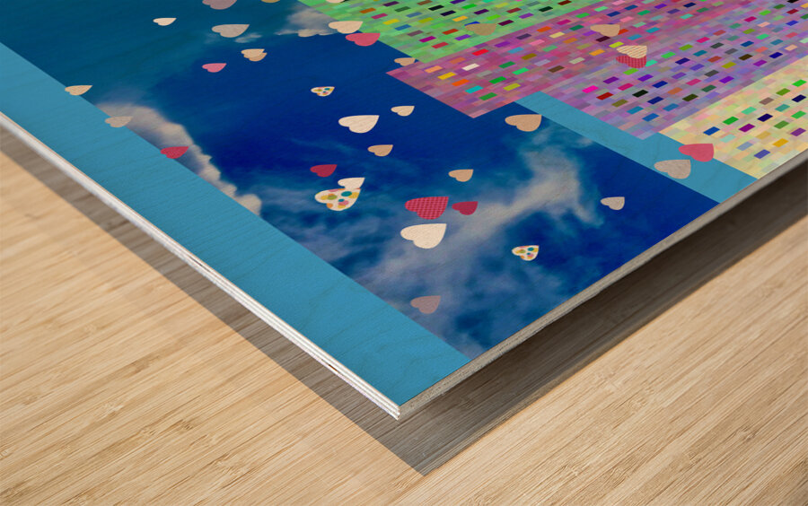 Love Reigns 3 Wood print