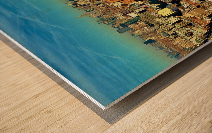Uptown NYC 1 Wood print