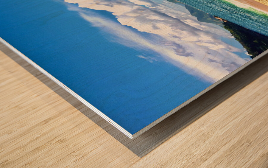 Red Beach Rio 1 Wood print