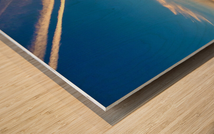 Sunset from Torrey Pines CA 1 Wood print